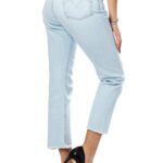 Jeans mom Levi's® 501 Crop Shout Out Blue Denim Chiaro - Foto 1