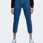 Jeans mom Only NOOS - ONLEMILY HW ST RAW CR AN MAE05 NOOS Blue Denim Scuro - Foto 3