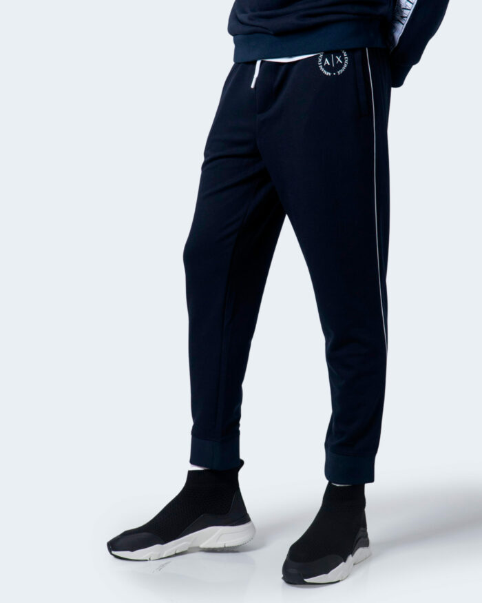 Pantaloni sportivi Armani Exchange Logo piccolo Blu – 59922