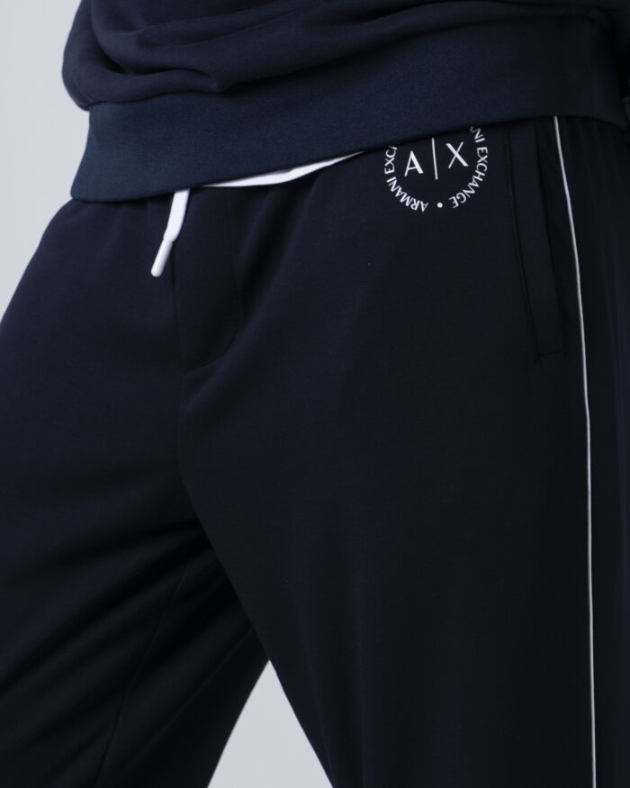 Pantaloni sportivi Armani Exchange Logo piccolo Blu – 59922