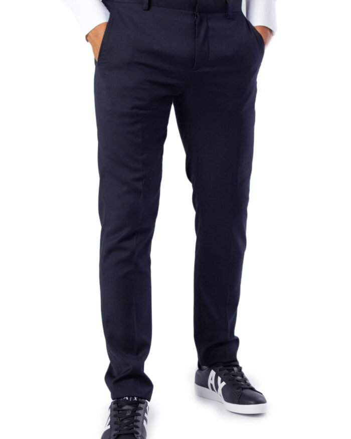 Pantaloni slim Selected Mylobill Navy Trouser B Noos Blu – 36670