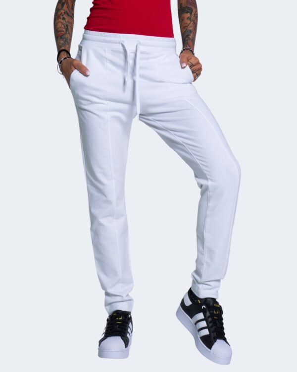 Pantaloni sportivi Love Moschino CORE BLACK AND WHITE Bianco - Foto 1