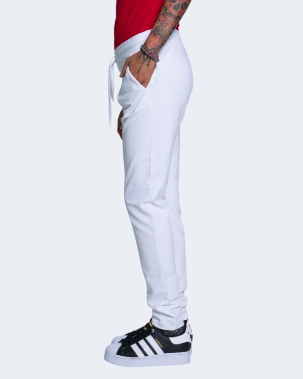 Pantaloni sportivi Love Moschino CORE BLACK AND WHITE Bianco - Foto 2