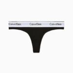 Slip e perizoma Calvin Klein Underwear THONG Nero - Foto 3
