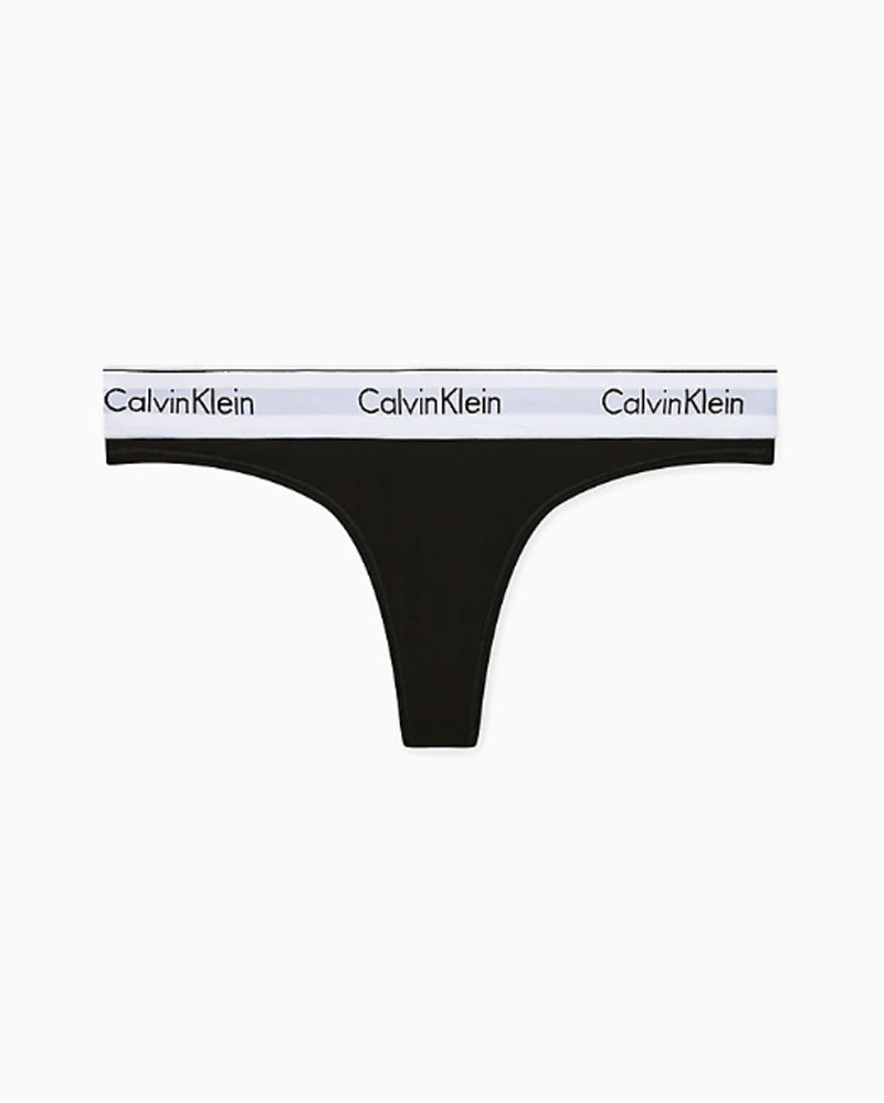 Slip e perizoma Calvin Klein Underwear THONG Nero - Foto 3