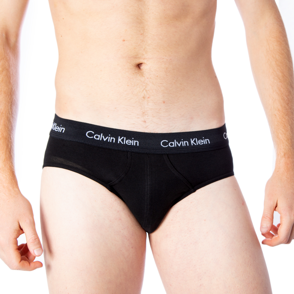 Slip Calvin Klein Underwear 3 Hip Brief Azzurro - Foto 3