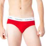 Slip Calvin Klein Underwear 3 Hip Brief Rosso - Foto 4