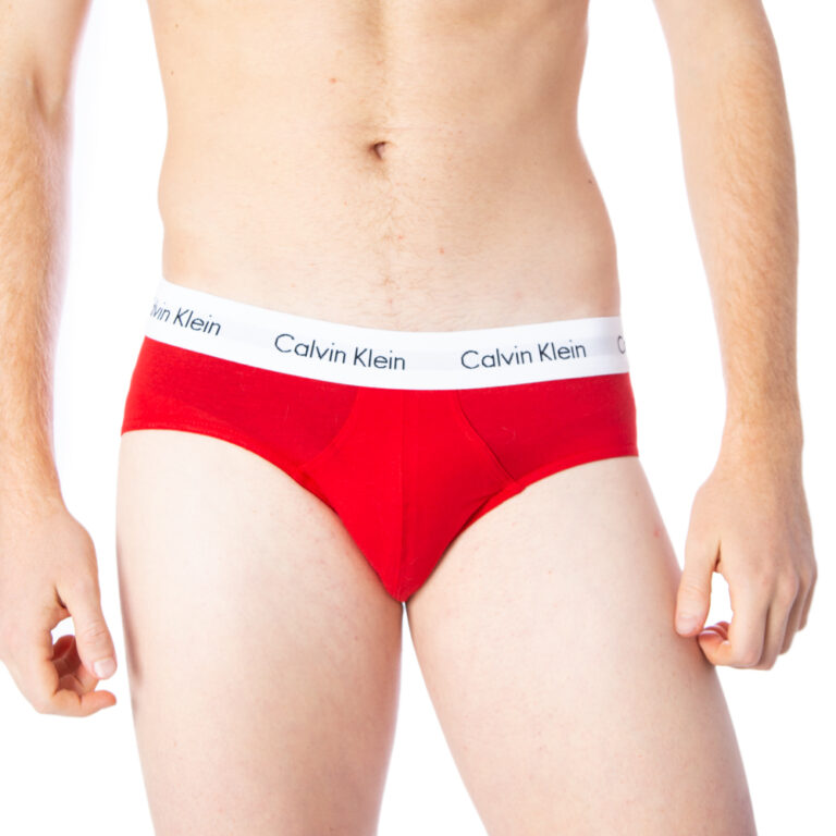 Slip Calvin Klein Underwear Pacco da 3 Rosso - Foto 4