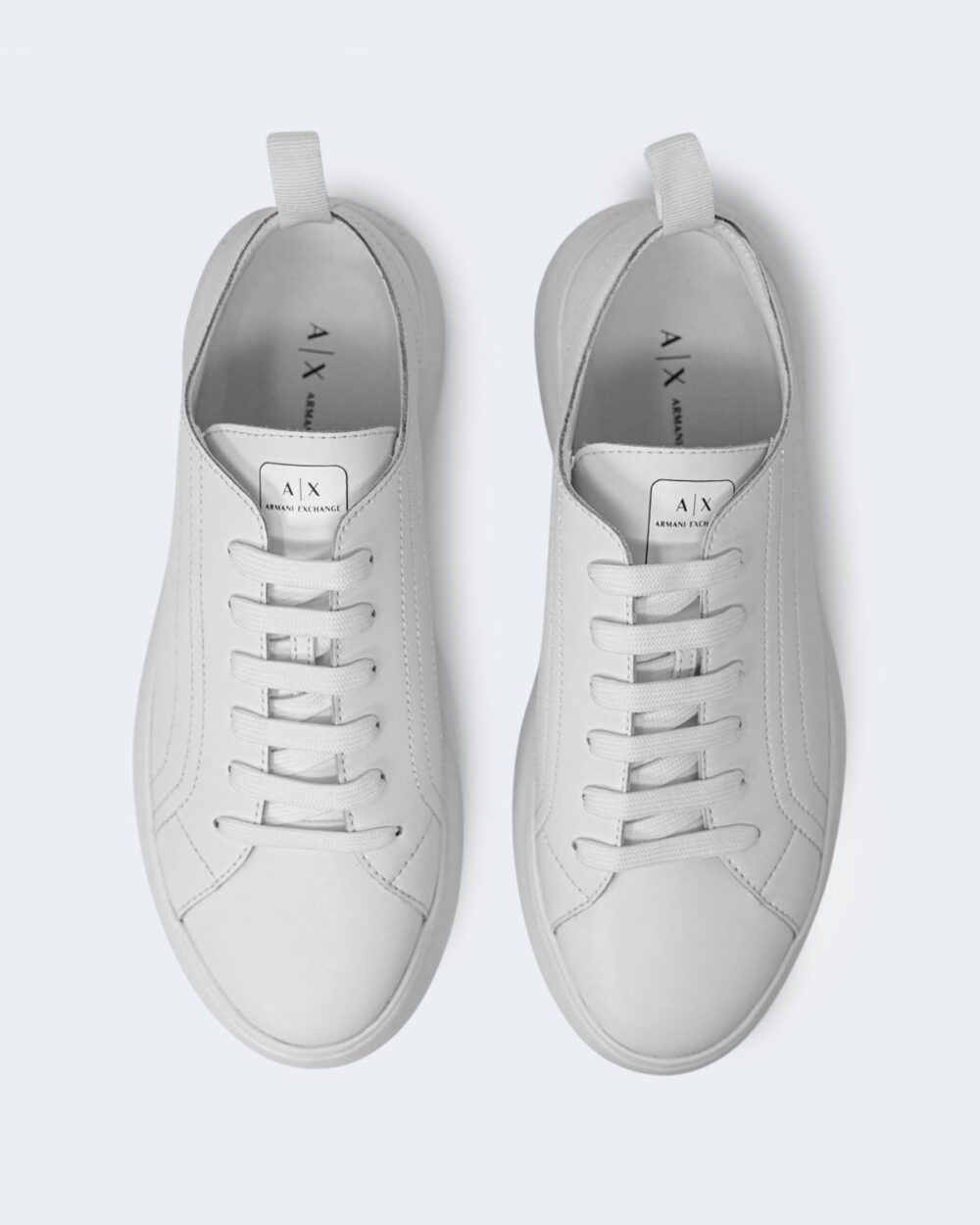 Sneakers Armani Exchange ACTION LEATHER Bianco - Foto 3