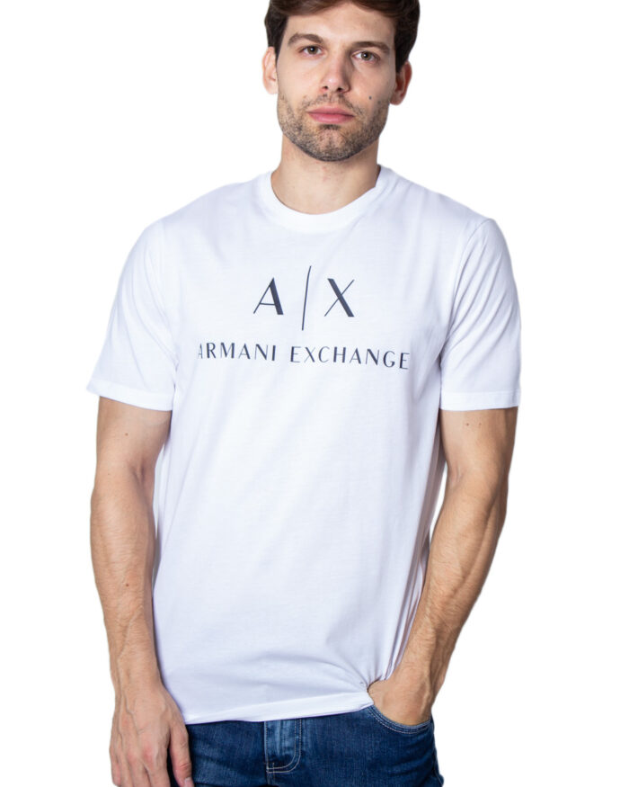 T-shirt Armani Exchange JERSEY Bianco - Foto 1