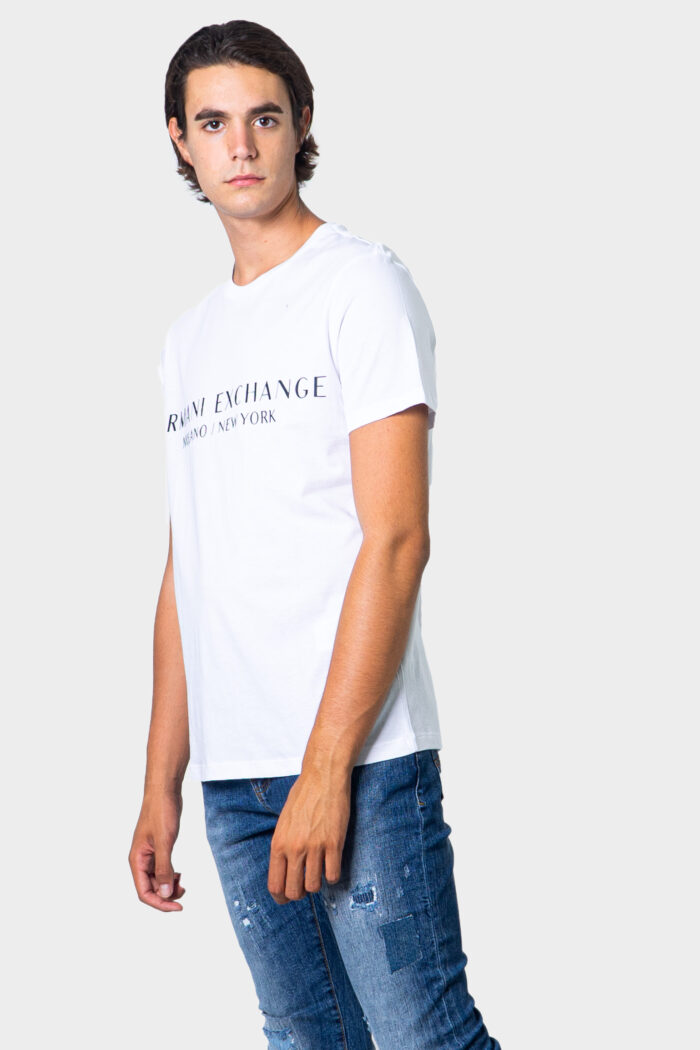 T-shirt Armani Exchange MILANO/NEW YORK Bianco – 54023