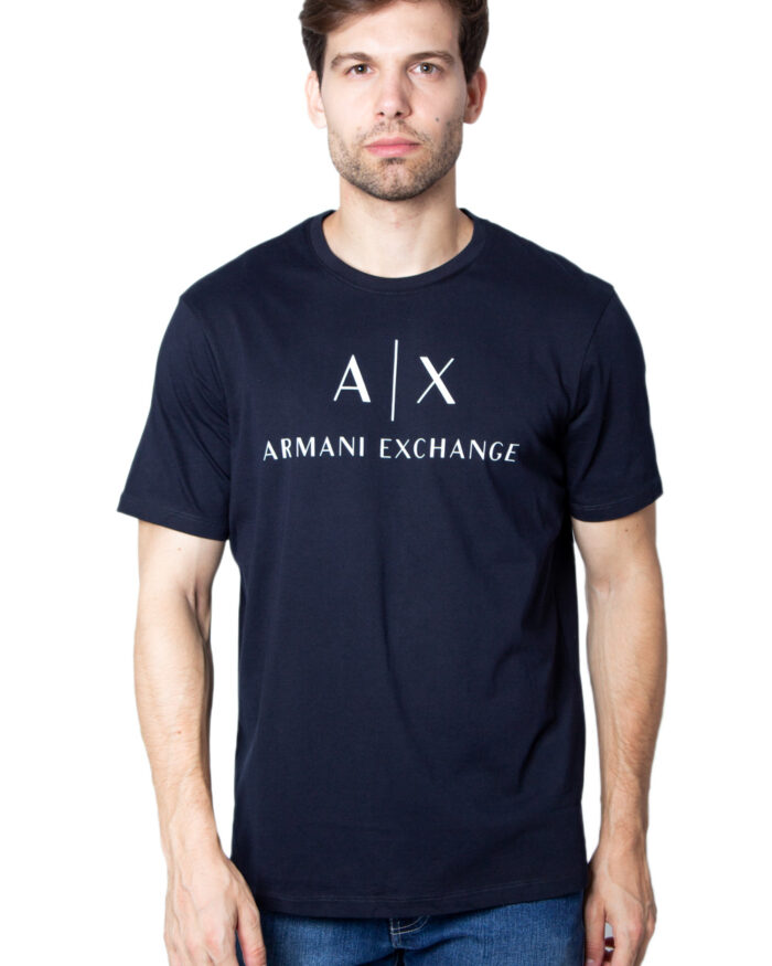 T-shirt Armani Exchange JERSEY Blue scuro - Foto 1