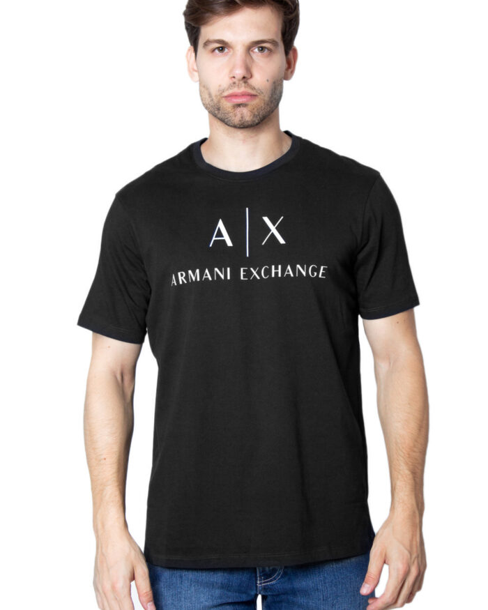 T-shirt Armani Exchange JERSEY Nero - Foto 1