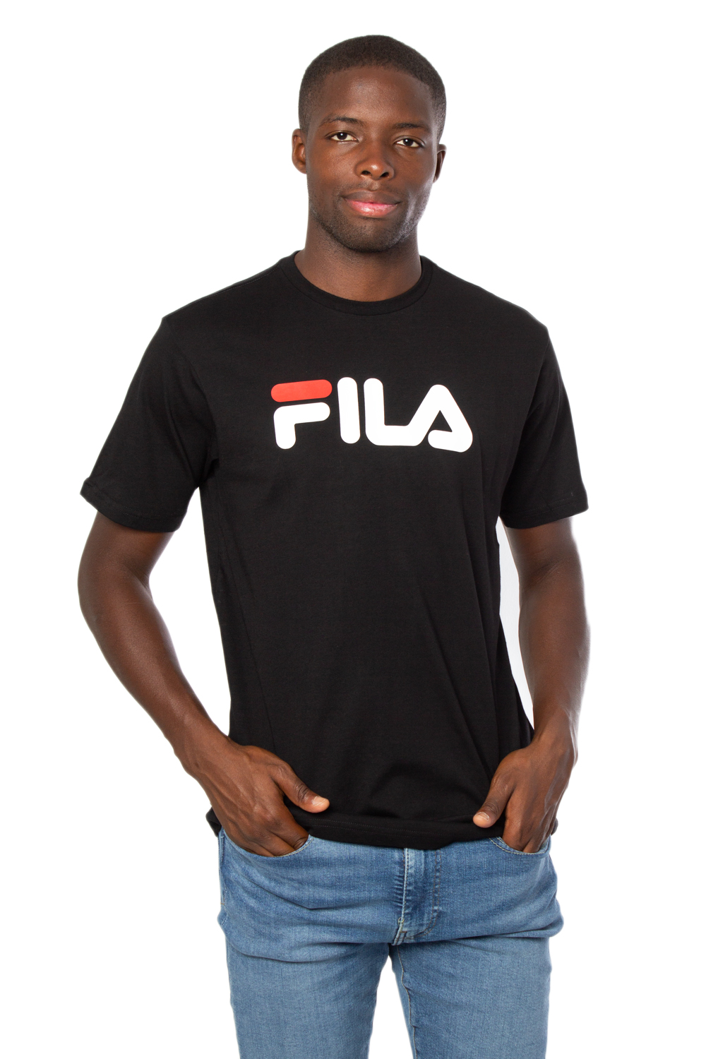 T-shirt Fila CLASSIC PURE TEE Nero - Foto 2