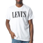 T-shirt Levi's® Relaxed Graphic Tee 90S Serif Logo Bianco - Foto 1