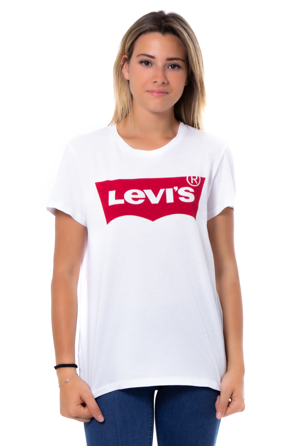 T-shirt Levi's® The Perfect Graphic Tee Bianco - Foto 5