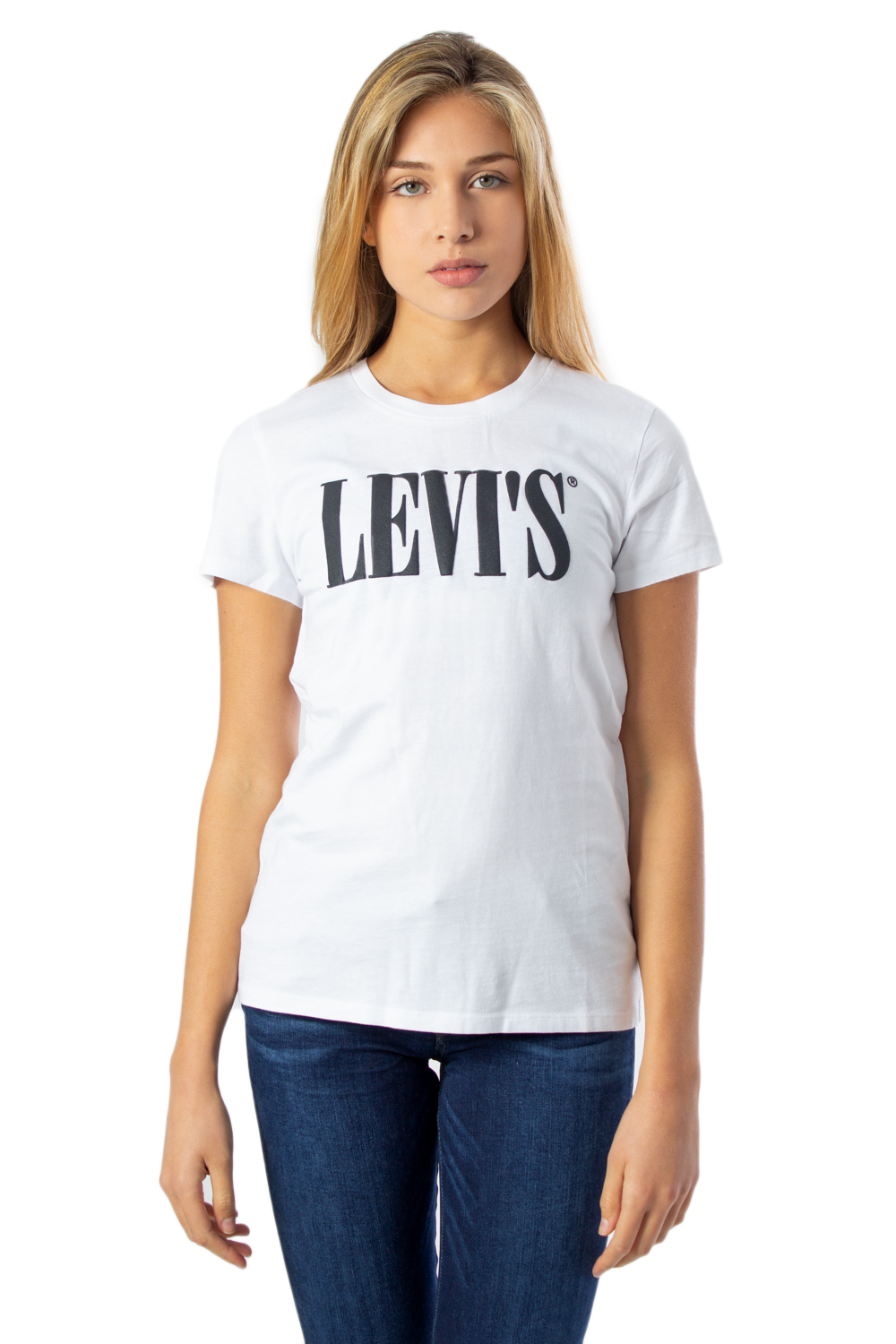 T-shirt Levi's® THE PERFECT TEE 90S SERIF PERFECT T2 0783/0781 Bianco - Foto 2