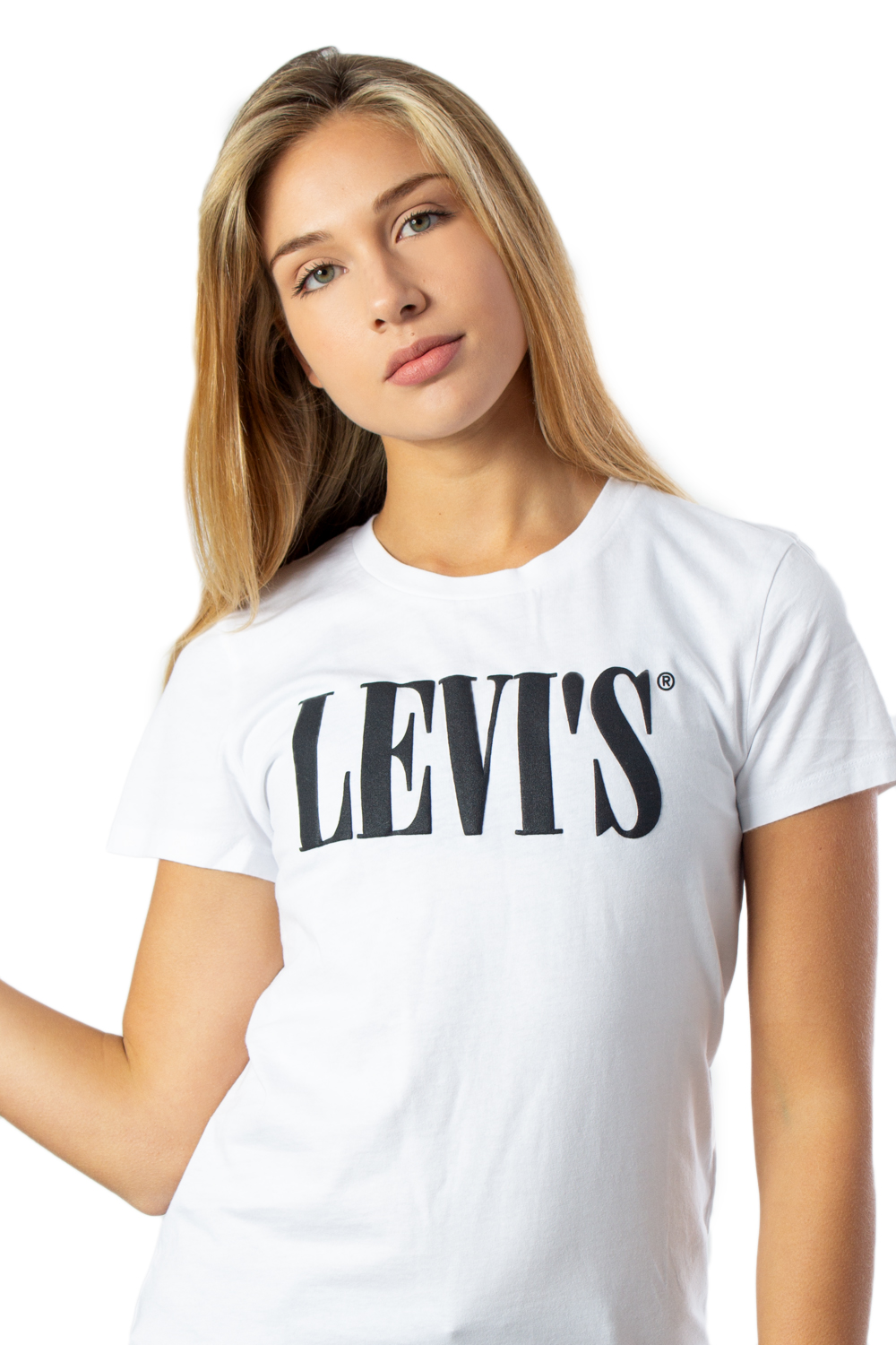 T-shirt Levi's® THE PERFECT TEE 90S SERIF PERFECT T2 0783/0781 Bianco - Foto 3