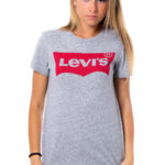 T-shirt Levi's® The Perfect Graphic Tee Grigio - Foto 1