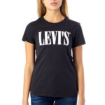 T-shirt Levi's® THE PERFECT TEE 90S SERIF PERFECT T2 0783/0781 Nero - Foto 2