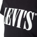 T-shirt Levi's® THE PERFECT TEE 90S SERIF PERFECT T2 0783/0781 Nero - Foto 4