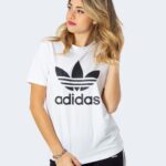 T-shirt Adidas TREFOIL Bianco - Foto 1