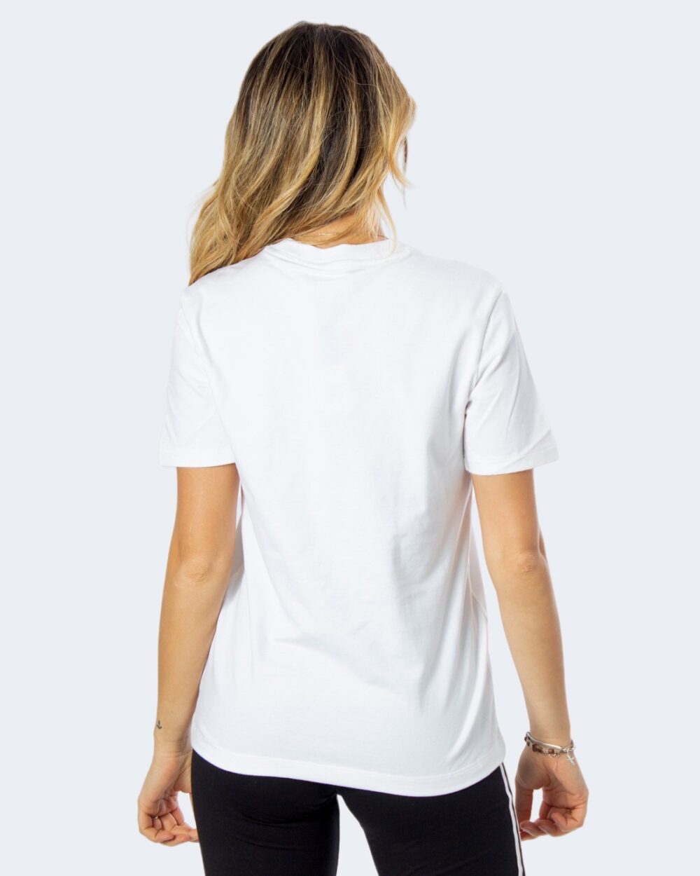 T-shirt Adidas TREFOIL Bianco - Foto 2