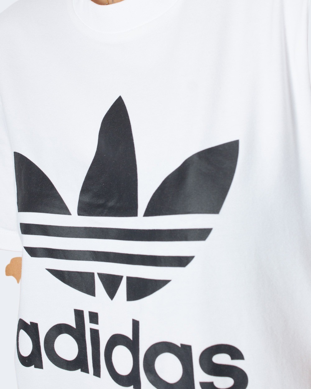 T-shirt Adidas TREFOIL Bianco - Foto 3