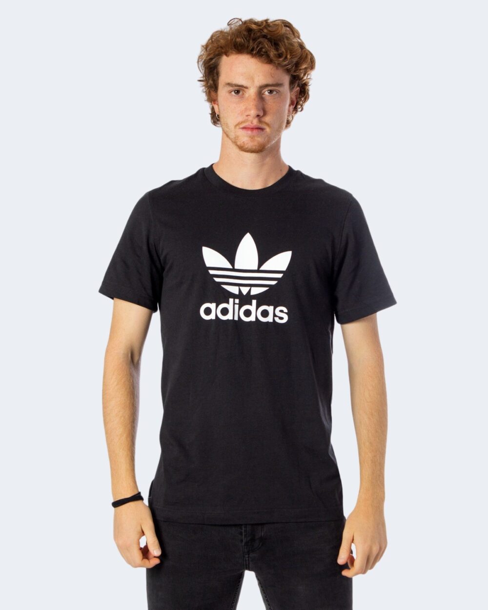 T-shirt Adidas TREFOIL Nero - Foto 1