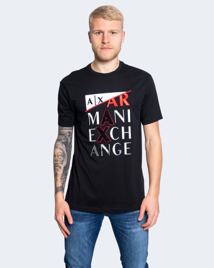 T-shirt Armani Exchange LOGO RILIEVO Nero – 65142