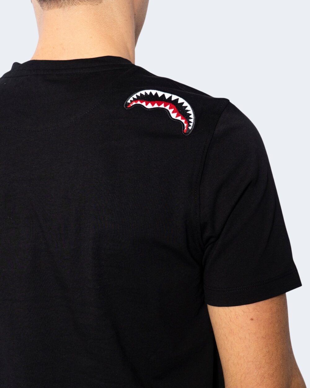 T-shirt Sprayground LOGO RED Nero - Foto 4