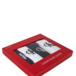 Calzini Calvin Klein Jeans Jeans Logo Short Crew Gift Box 4 Pack Nero - Foto 1