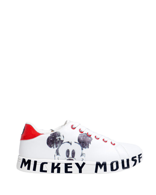 Sneakers Desigual cosmic mickey Bianco - Foto 5