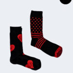 Calzini Happy Socks XVAL02 VALENTINE GIFT SET Nero - Foto 2