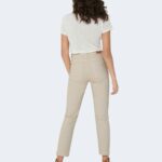 Jeans mom Only EMILY HW LIFE RAW CRPANK NOOS Beige - Foto 3