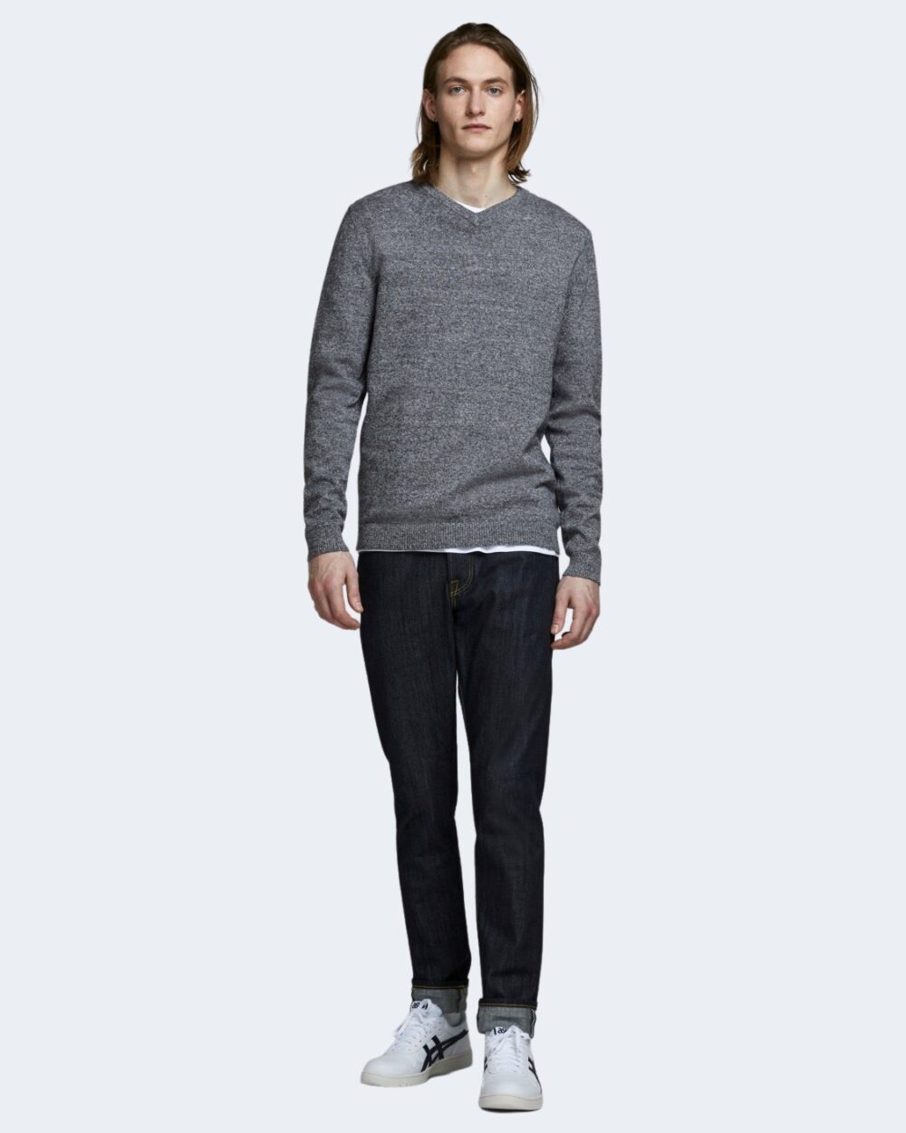 Maglia Jack Jones BASIC Blu - Foto 2
