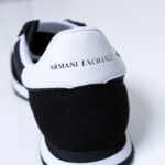 Sneakers Armani Exchange SNEAKER LEATHER Nero - Foto 4