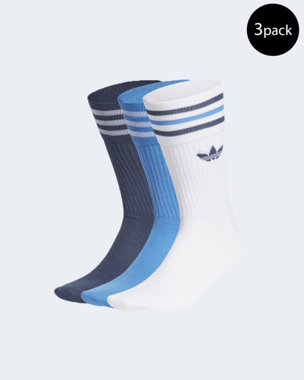 Calzini Adidas SOLID CREW SOCK Blu - Foto 1