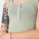 Canotta Pieces Kitte TankTop Noos BC Verde ice - Foto 2