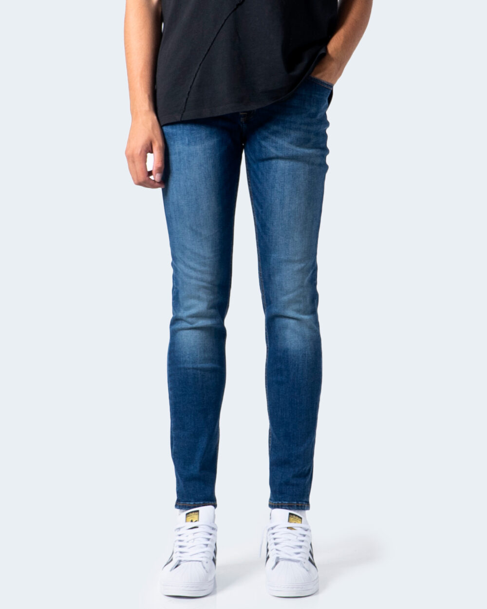Jeans skinny Jack Jones JJILIAM JJORIGINAL GE 005 NOOS Denim scuro - Foto 2