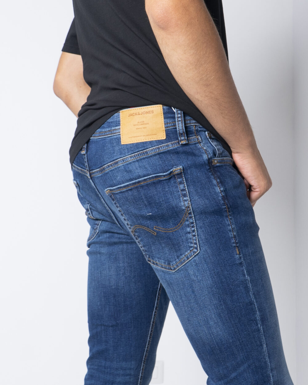 Jeans skinny Jack Jones JJILIAM JJORIGINAL GE 005 NOOS Denim scuro - Foto 4