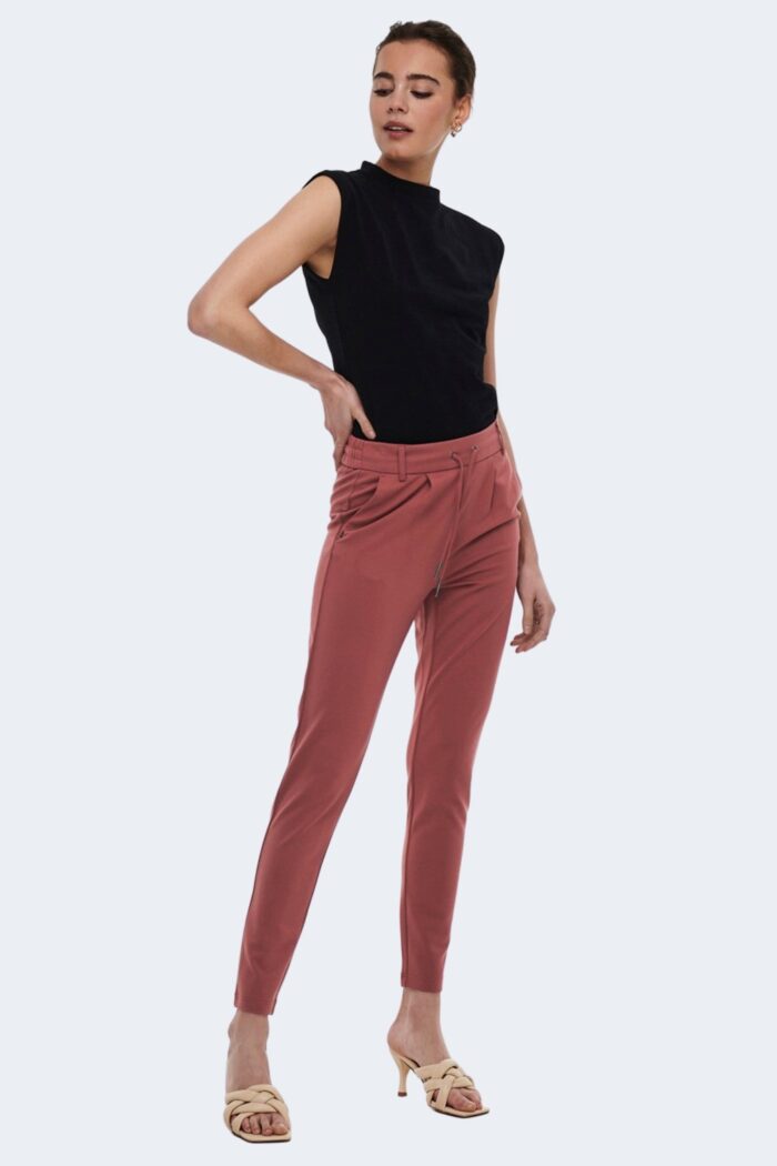 Pantaloni Only POPTRASH LIFE EASY COL PANT PNT NOOS Rosso – 72801
