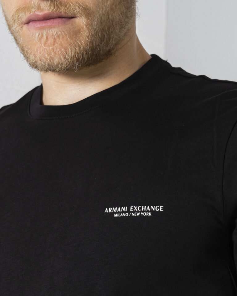 T-shirt Armani Exchange - Nero - Foto 2