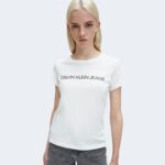 T-shirt Calvin Klein Jeans CORE INSTITUTIONAL Bianco - Foto 1