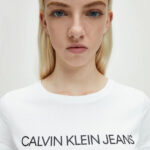 T-shirt Calvin Klein Jeans CORE INSTITUTIONAL Bianco - Foto 3