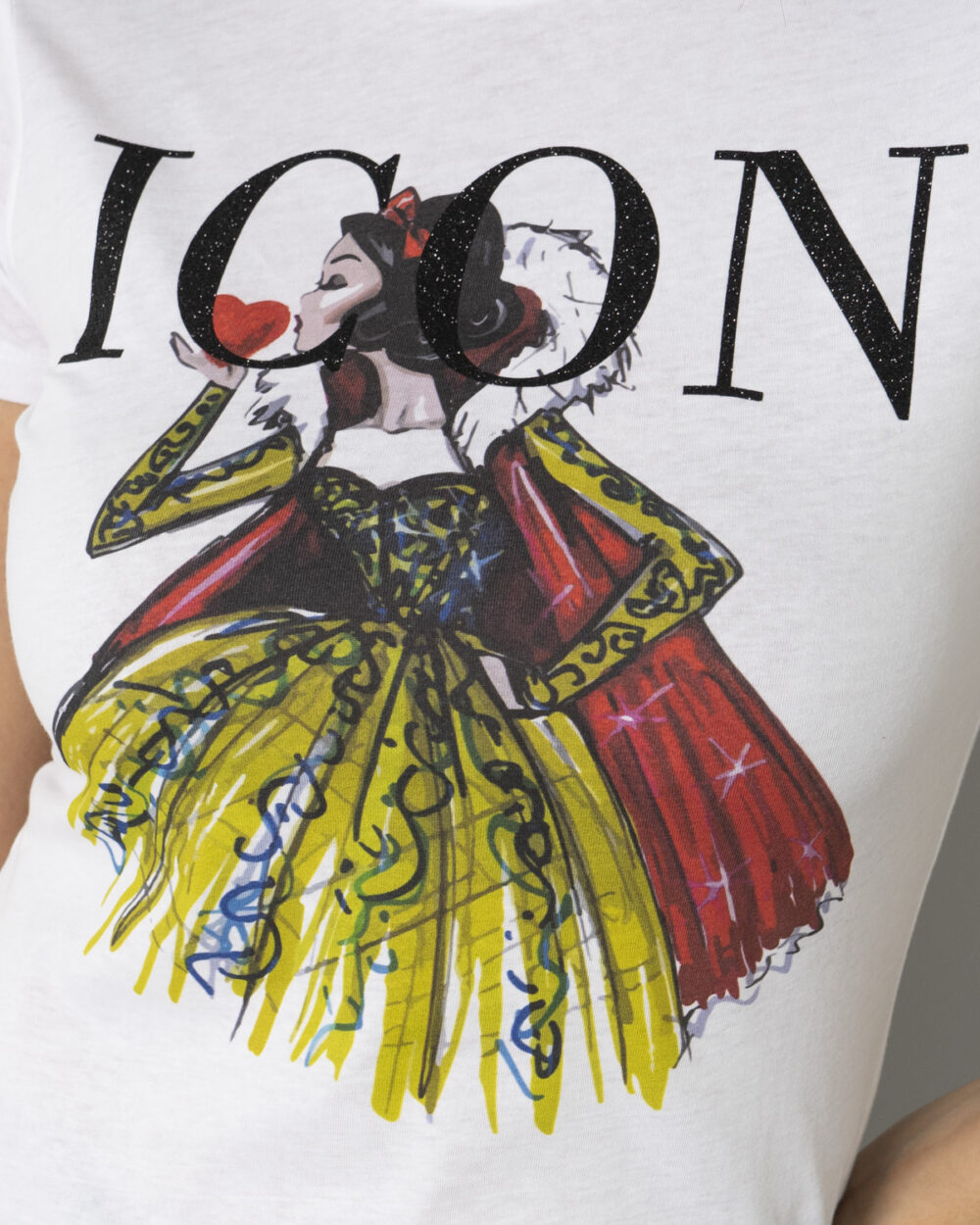T-shirt Hiconika BIANCANEVE Bianco - Foto 2