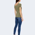 T-shirt Pieces Kitte SS Top Noos BC Verde - Foto 3