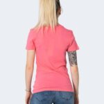 T-shirt Tommy Hilfiger Jeans SKINNY SCRIPT Rosa - Foto 3