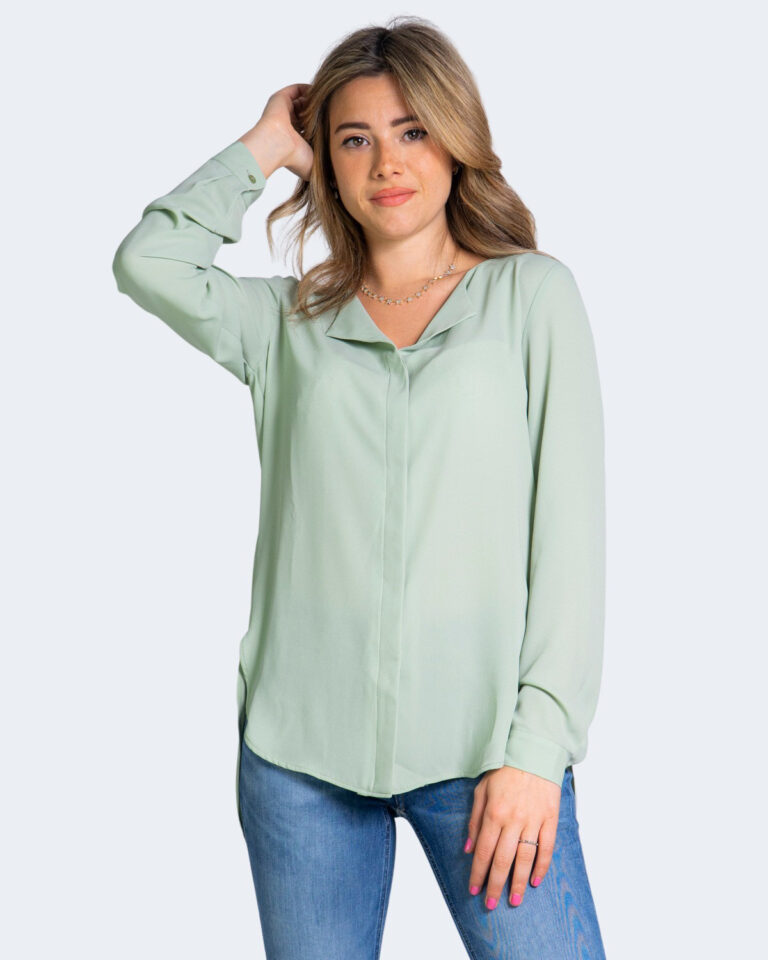 Camicia manica lunga Vila Clothes LUCY Verde - Foto 2