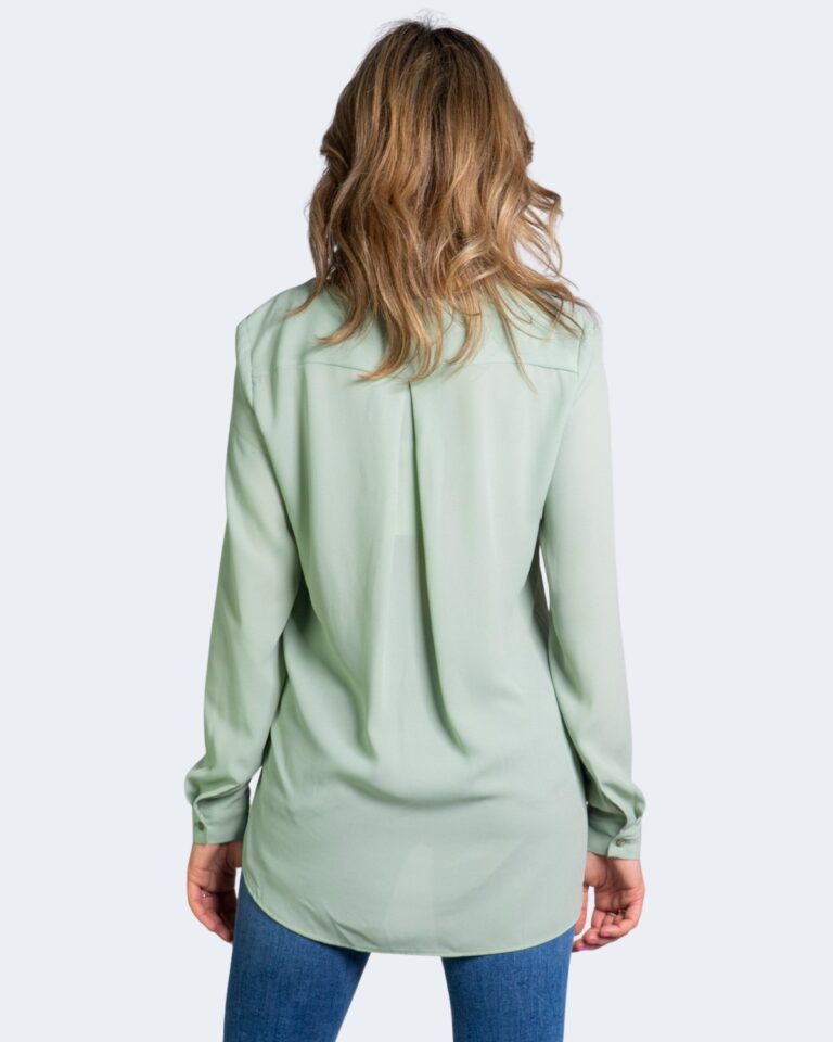 Camicia manica lunga Vila Clothes LUCY Verde - Foto 3